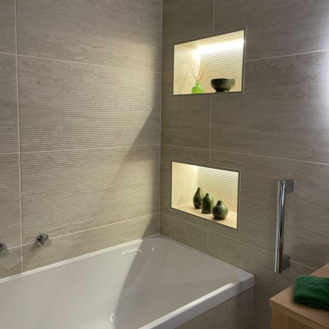 bathroom tiles bath lighting